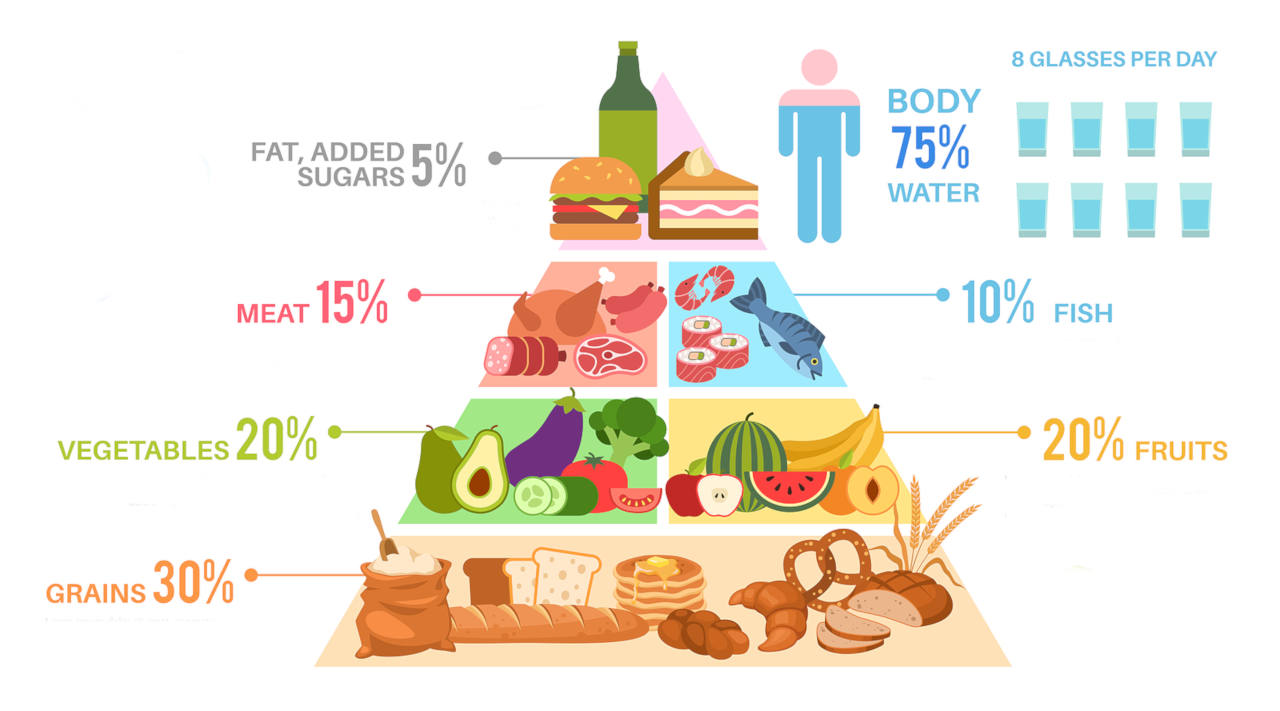 the food pyramid is the best way to ensure a healthy diet