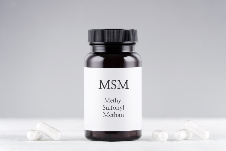 MSM Kapseln in einer Flasche
